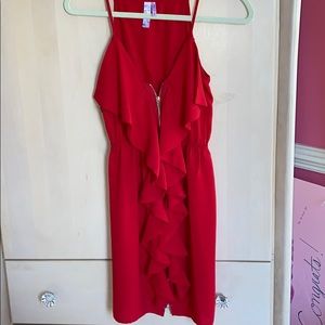 Anthropologie Red Dress